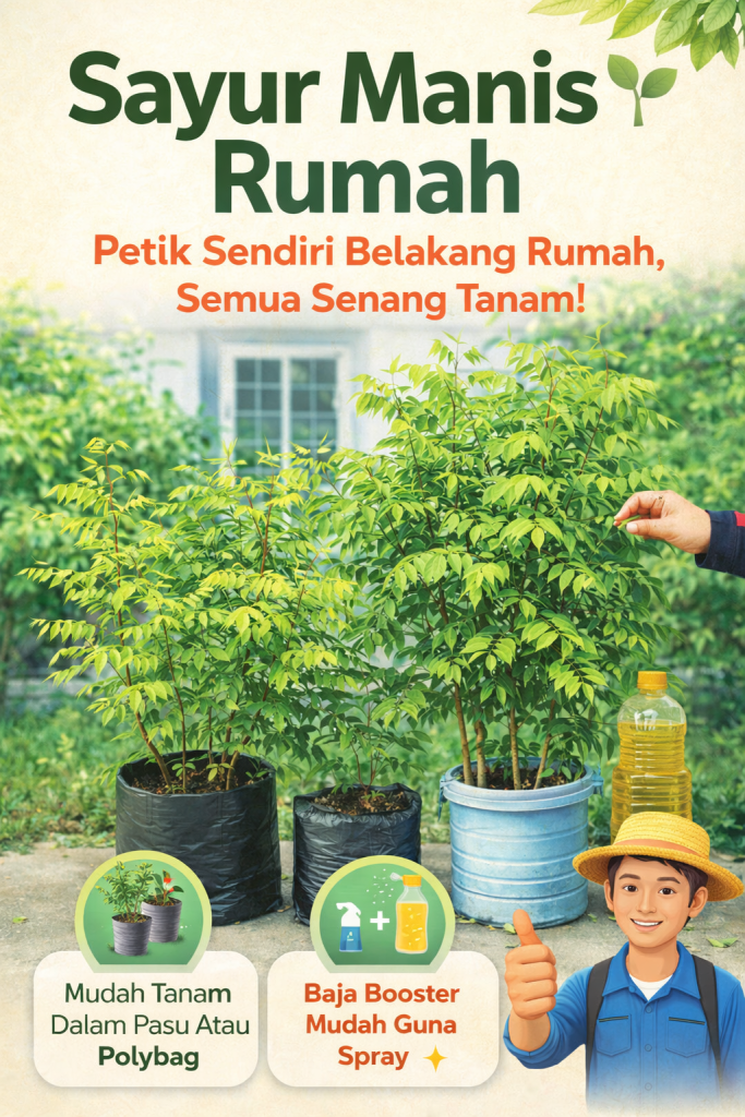 Susah Nak Jumpa Sayur Manis di Pasaran? Ini Sebab Ramai Pilih Tanam Sendiri di&nbsp;Rumah